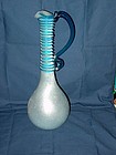 Blue Threaded Pattern Venetian Glass Ewer