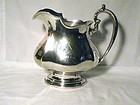 Whiting Sterling Water Pitcher; Harvard Owl Club