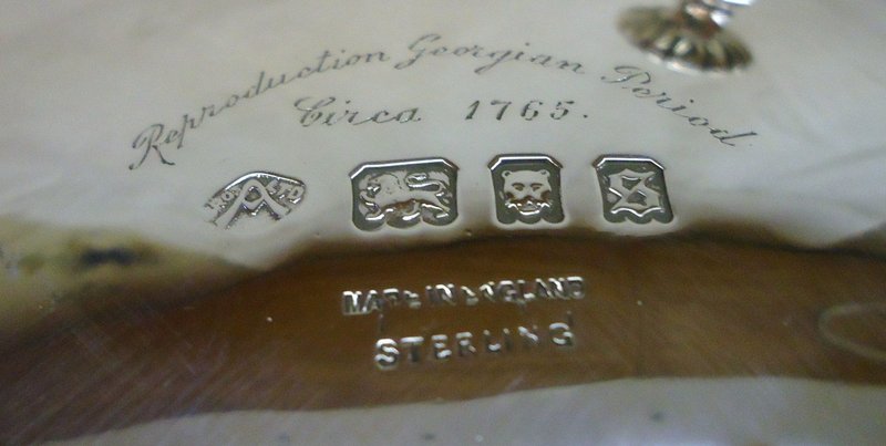 Sterling Pair of  Georgian Style Sauce Boats