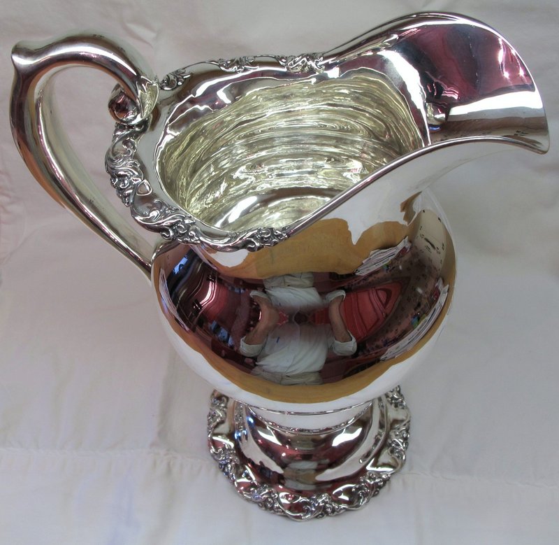 Stately Mauser Sterling Silver Water Pitcher