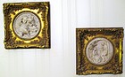 Pair of French Bisque Relief Plaques