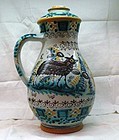 Hungarian Faience Shepherd Jug 1810