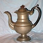 English Pewter Coffee Pot by James Dixon and Sons