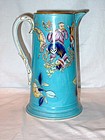 Turquoise Staffordshire Pitcher