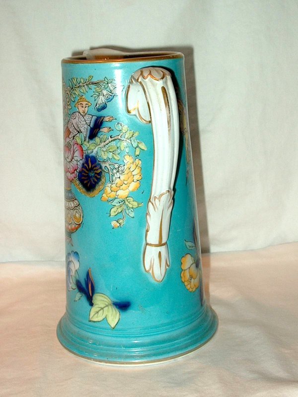Turquoise Staffordshire Pitcher