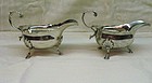 Pair of George II Silver Sauce Boats 1744