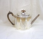 Georgian Silver Teapot; Henry Chawner 1792