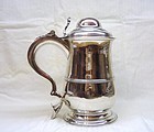 George II Sterling Silver Tankard; 1759