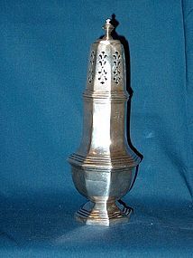 Sterling Sugar Caster or Muffineer; Mappin & Webb