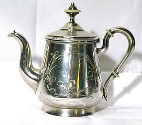 Rare Imperial Russian Small Silver Teapot