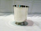 Rare Large Georgian Sterling Footed  Beaker 1756