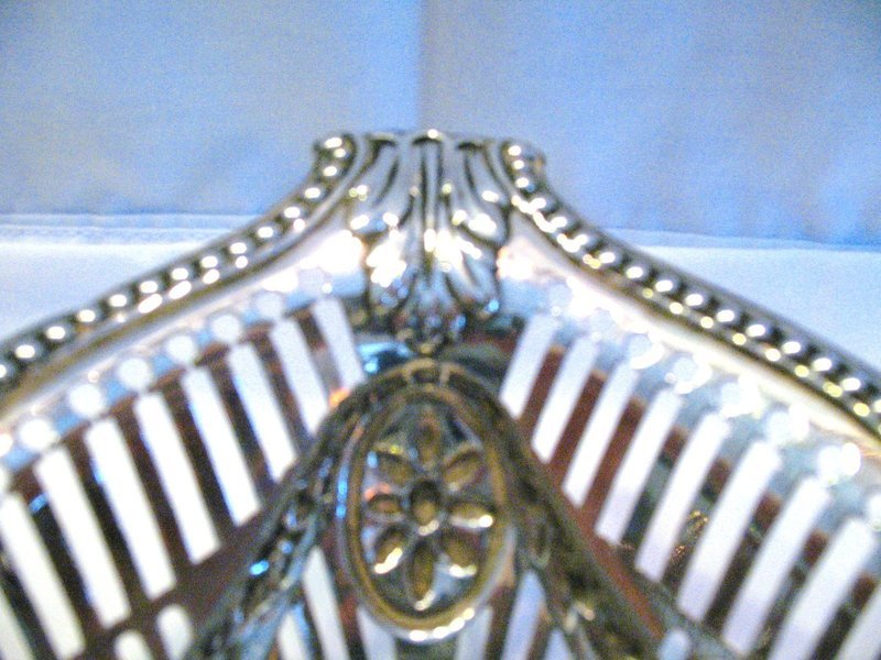 Victorian Silver Bread Basket