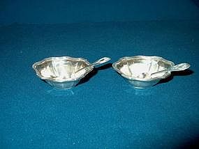 Sterling Silver Open Salts by Gorham; 1919