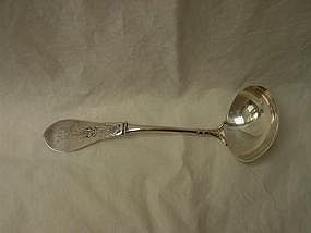 Gorham Silver Sauce Ladle; "New Tip't"