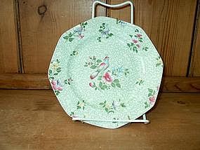 Chintz plate; Wessex Whieldonware