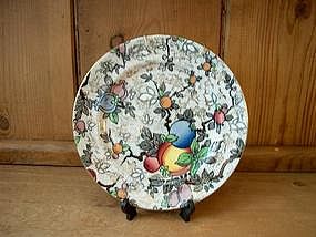 Chintz plate;  "Pomegranate"  pattern