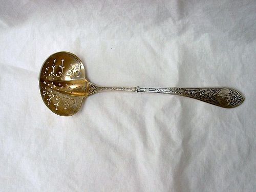 Gorham Sugar Sifter Spoon; "Raphael"  pattern