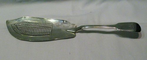 Georgian Sterling Silver Fish Slice, London 1820