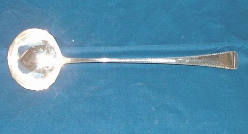 Georgian Sterling Silver Soup Ladle; London 1791