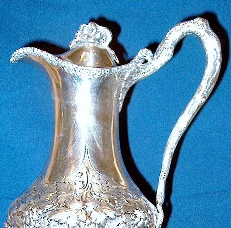 Georgian Sterling Silver Claret Jug; 1788