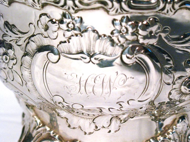 Early American Coin Silver Bowl William Gale &amp; Son