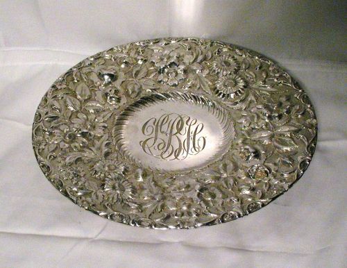 Jenkins & Jenkins Sterling Silver Footed Cake Stand or Razza