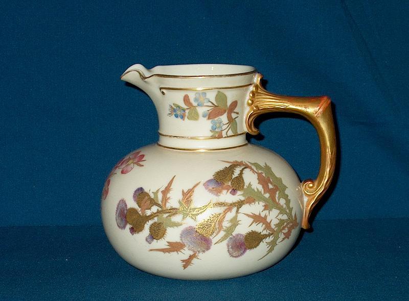 Royal Worcester Pitcher; 1889