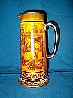 Ridgway Brown Glazed Pottery Pitcher