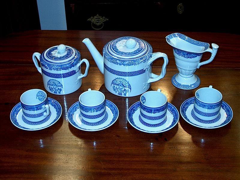 Spode Blue &quot;Heritage&quot; Tea Set