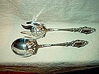 Sterling Serving Set; Fork and Spoon