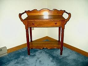 Victorian Style Oak Washstand