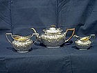 George V Silver Bachelors Tea Set