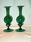 Pair of Venetian Glass Vases