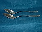 Coin Silver Serving Spoons; Boston, c. 1840