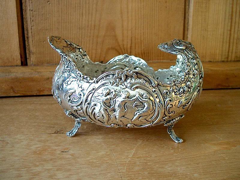 Silver (Continental)  Sauce Boat; German, c. 1870-1890