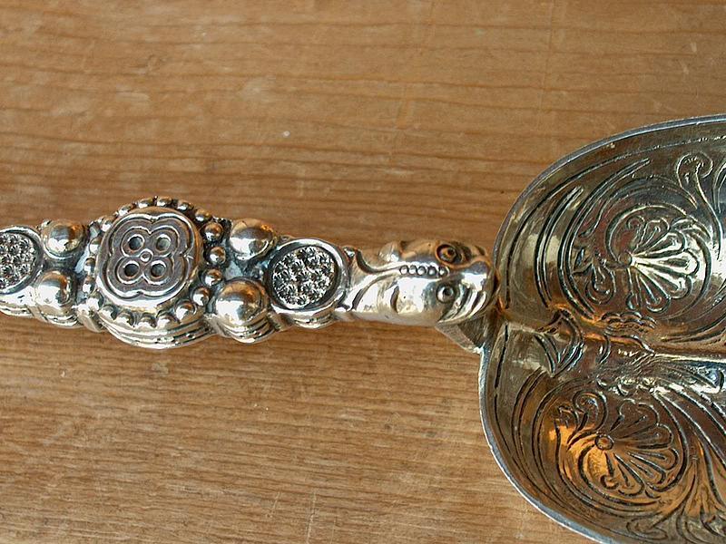 English Silver Coronation Spoon; Edward VII