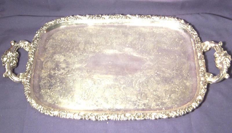 Meriden Britannia Silver Plate Tea Set with Tray