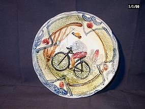 Majolica Bicycle Plate
