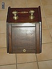 Mahogany and Brass Coal Bin or Scuttle