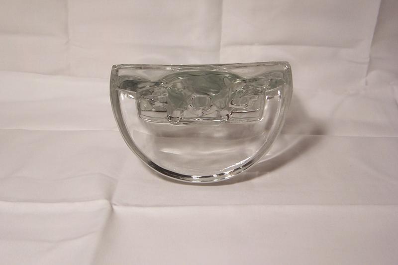 Pair of Large Fostoria Glass Eagle Bookends
