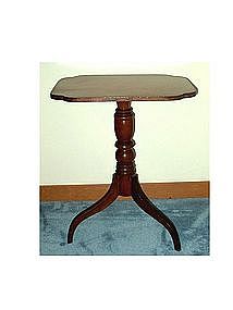New England Federal Cherry Candle Stand