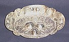 Silver Repousse Pin Tray Germany 1890