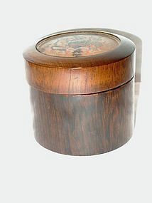 Early Victorian Rosewood Lidded Box