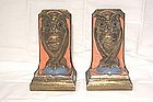 Bronze Owl Bookends 1920's