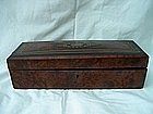 Victorian Mahogany Glove Box