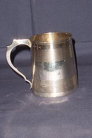 Georgian Silver Christening Mug; William Bateman