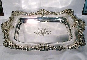 Antique Black Starr and Frost Sterling Tray
