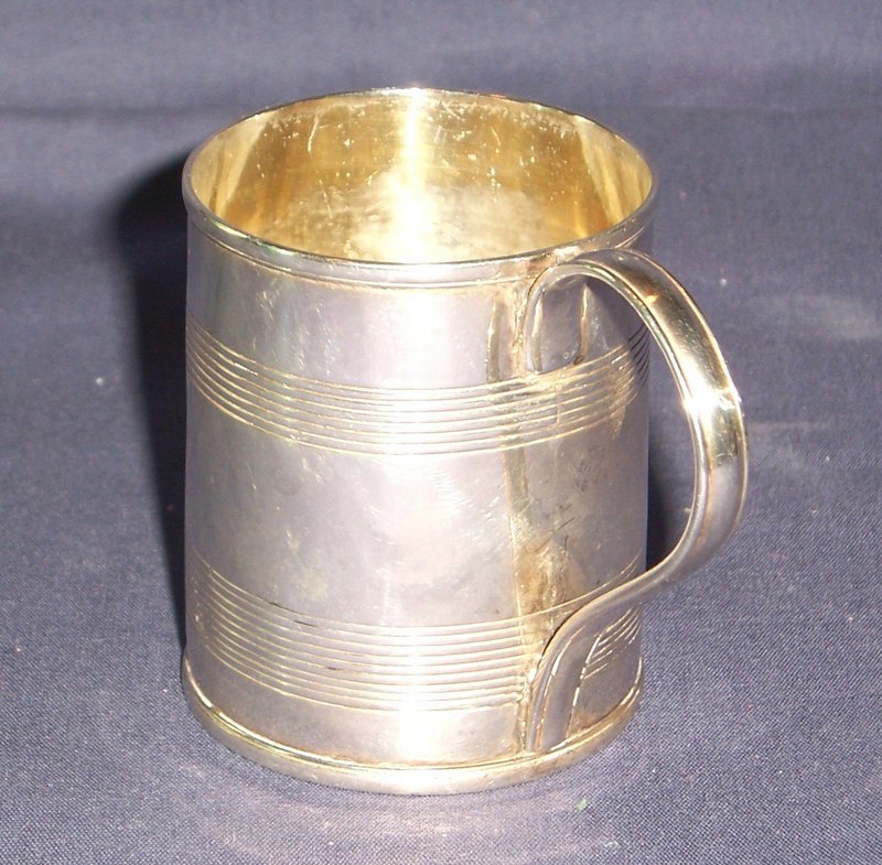 Georgian Silver Mug Robert Garrard I 1807