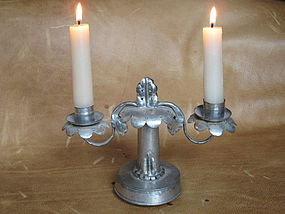 Vintage 1930's  William Spratling Tin Candle Stick