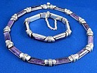 ANTONIO PINEDA NECKLACE BRACELET AMETHYST 970 SILVER